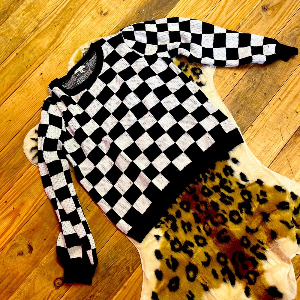 Checkered Sweater